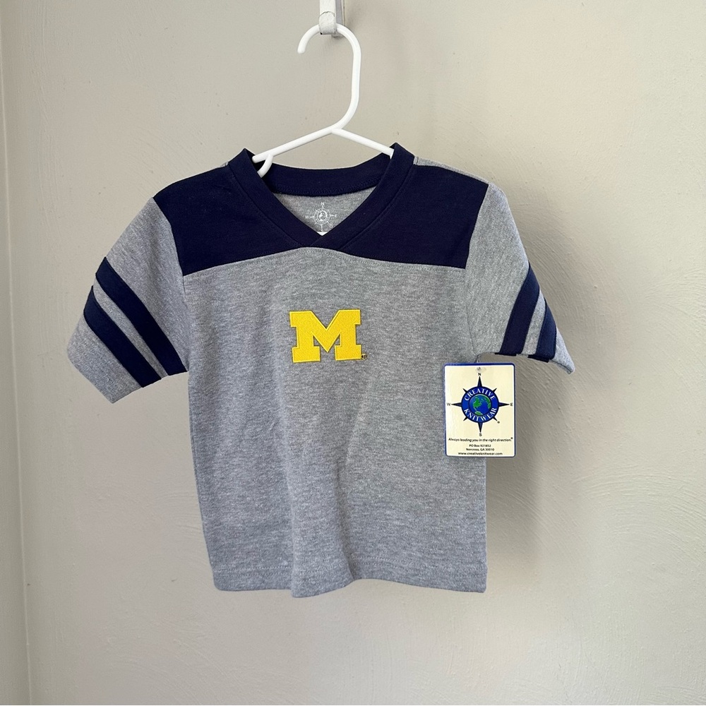 NWT Michigan U of M Shirt Size 2T